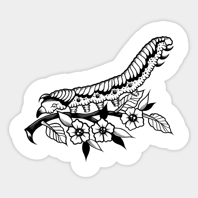 caterpillar Sticker by Adorline